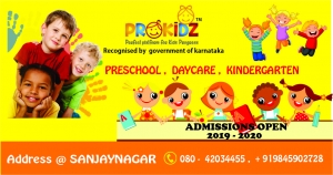 ProKidz |Preschool, Playschool, Kindergarten |Sanjaynagar Ba